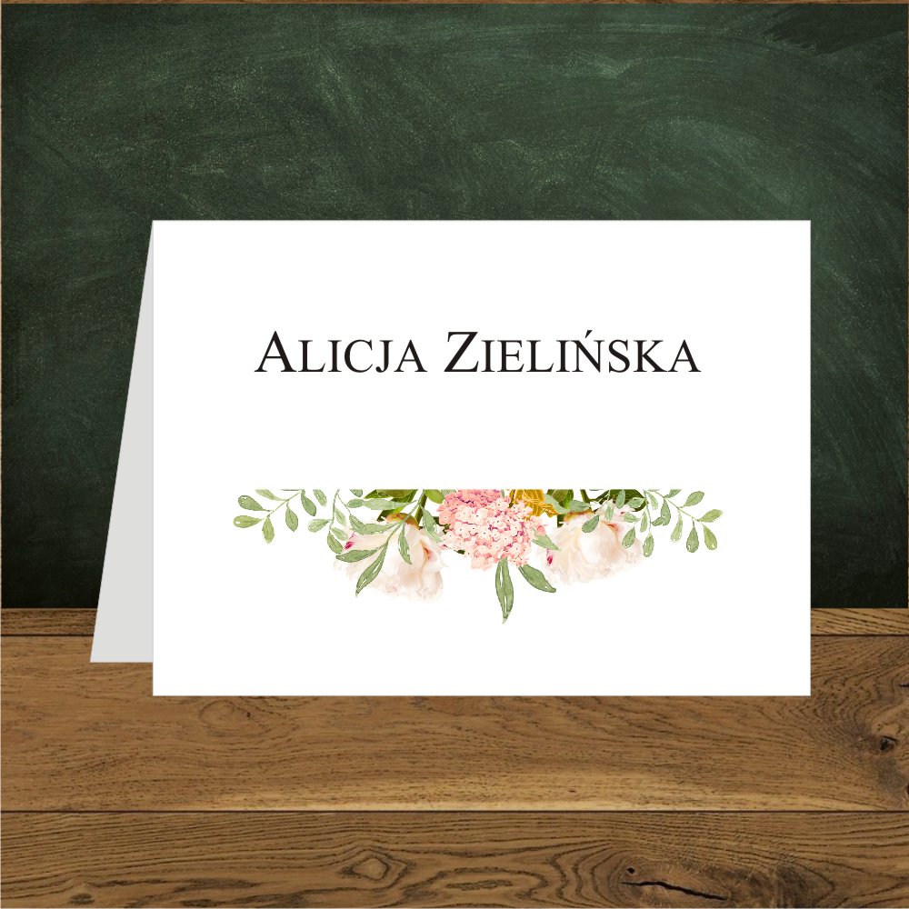 Winietki - Kwiaty romantyczny ogród