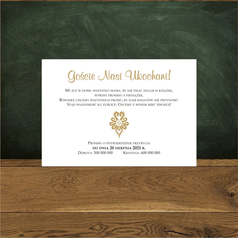 Wkładki - Góralskie złota parzenica