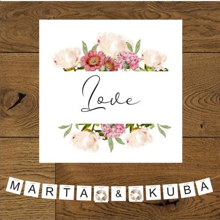 Kwiaty romantyczny ogród -goździk