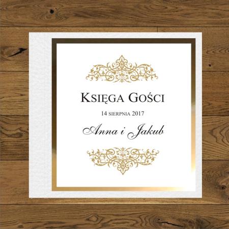 Księga Gosci Oliwia złota. Księga biała i mirror