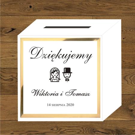 Front do pudełek na koperty Wedding