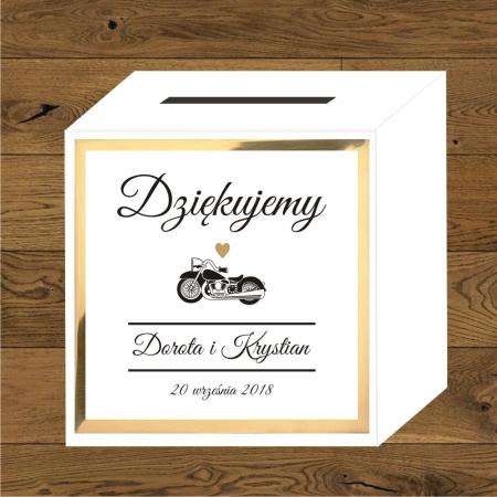 Front do pudełek na koperty z motorem