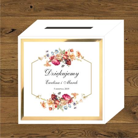 Front do pudełek na koperty Angielskie róże retro