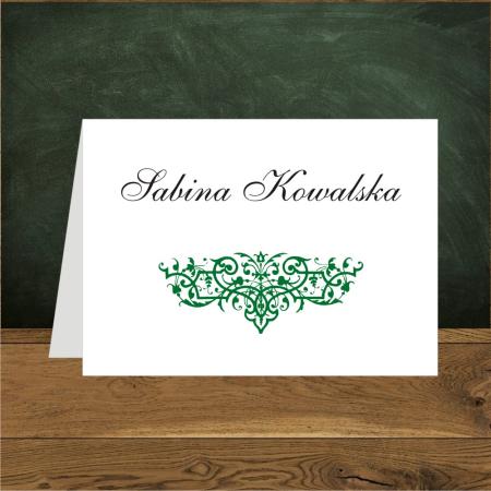 Winietka ślubna. Oliwia zielone